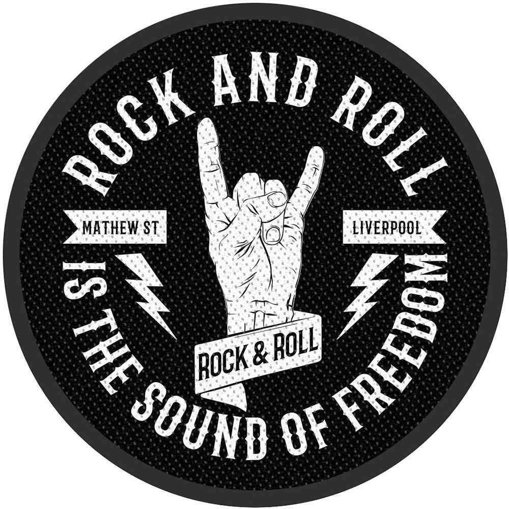 - Mathew St R&R Horns Patch - Zwart